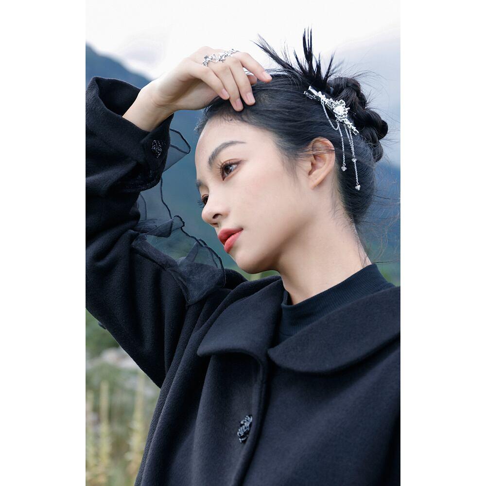 【小青龍肆シリーズ】★チャイナ風髪飾り★ ヘアピン 1個 レディースアクセサリー フリンジ レトロ - ChinChic