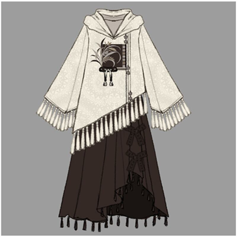 【塵煙雲夢---禾穗シリーズ】不規則リボンスカート レディース チャイナ風 レトロ ボトムス 合わせやすい