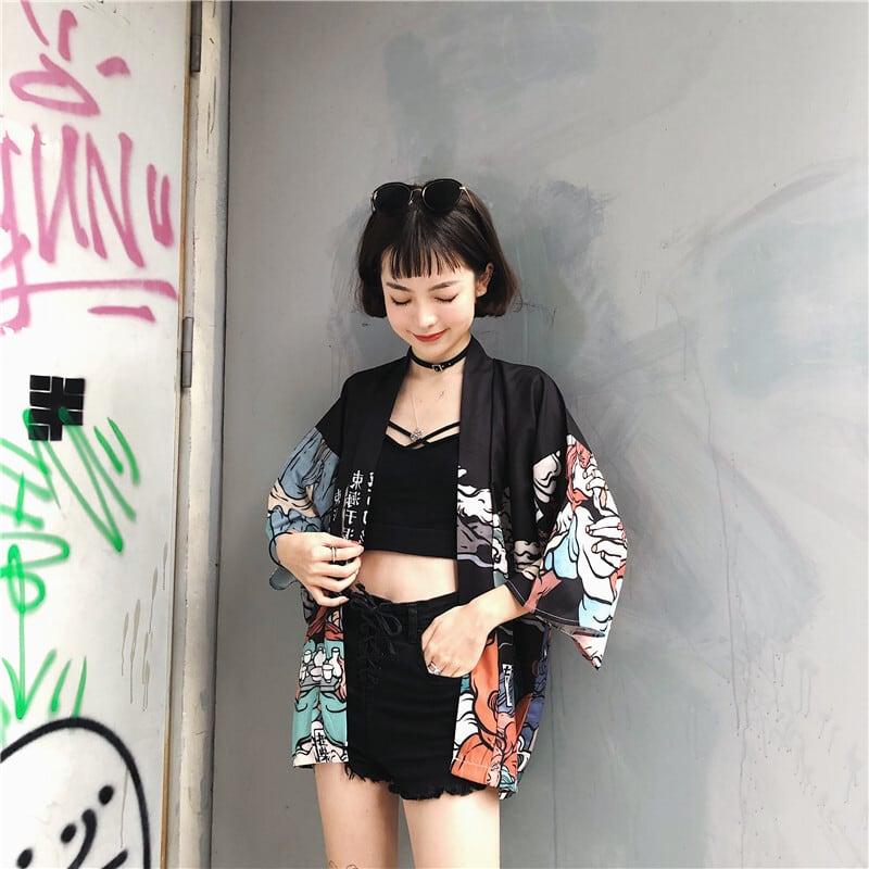 【港味名品シリーズ】★原宿風メンズ・レディース用2色カーディガン★ ChinChic