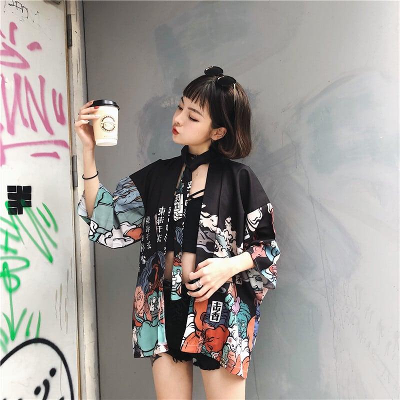 【港味名品シリーズ】★原宿風メンズ・レディース用2色カーディガン★ ChinChic