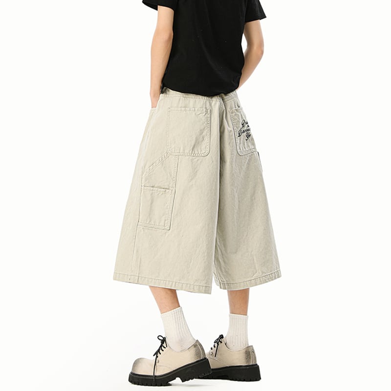 【KADISHOUシリーズ】カジュアルパンツ 2色 七分丈 ズボン ボトムス 男女兼用 メンズ レディース フォーマルにも最適