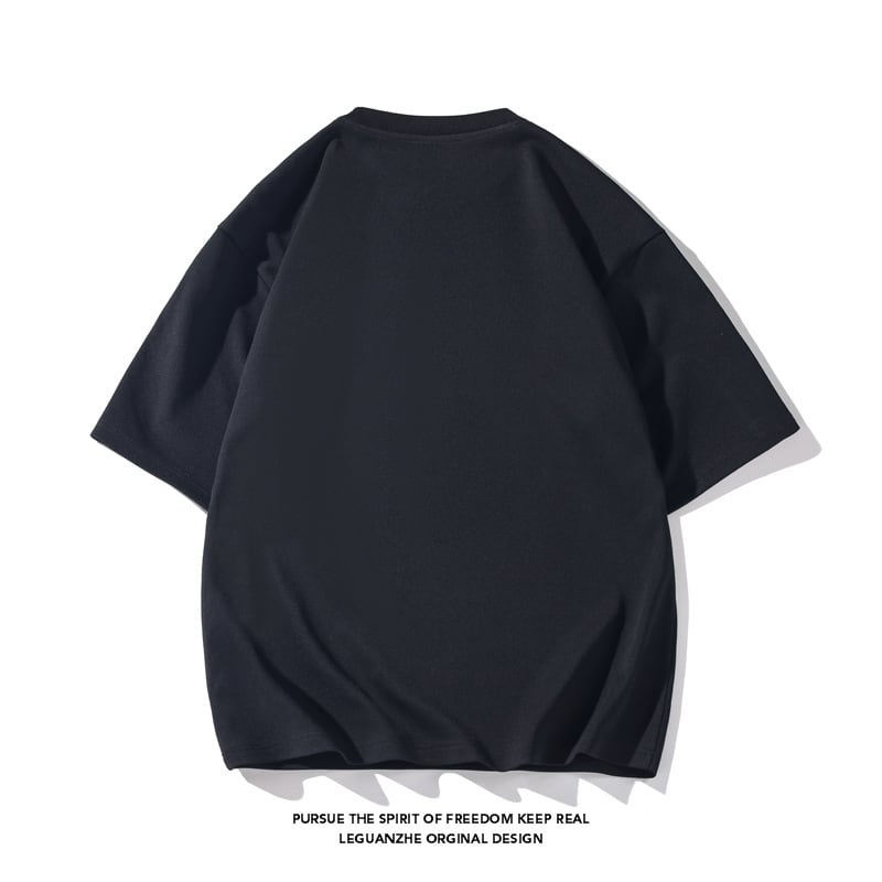 【BIGEMANシリーズ】カジュアル 半袖 Tシャツ 男女兼用 メンズ 大きいサイズ 落書き 2カラー トップス