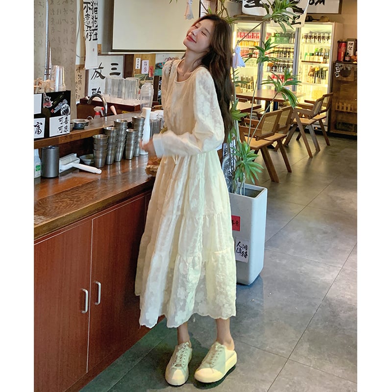 【MOBAIシリーズ】チャイナ風ワンピース 2点セット ワンピース&ベスト 花柄 レディース デート用 可愛い