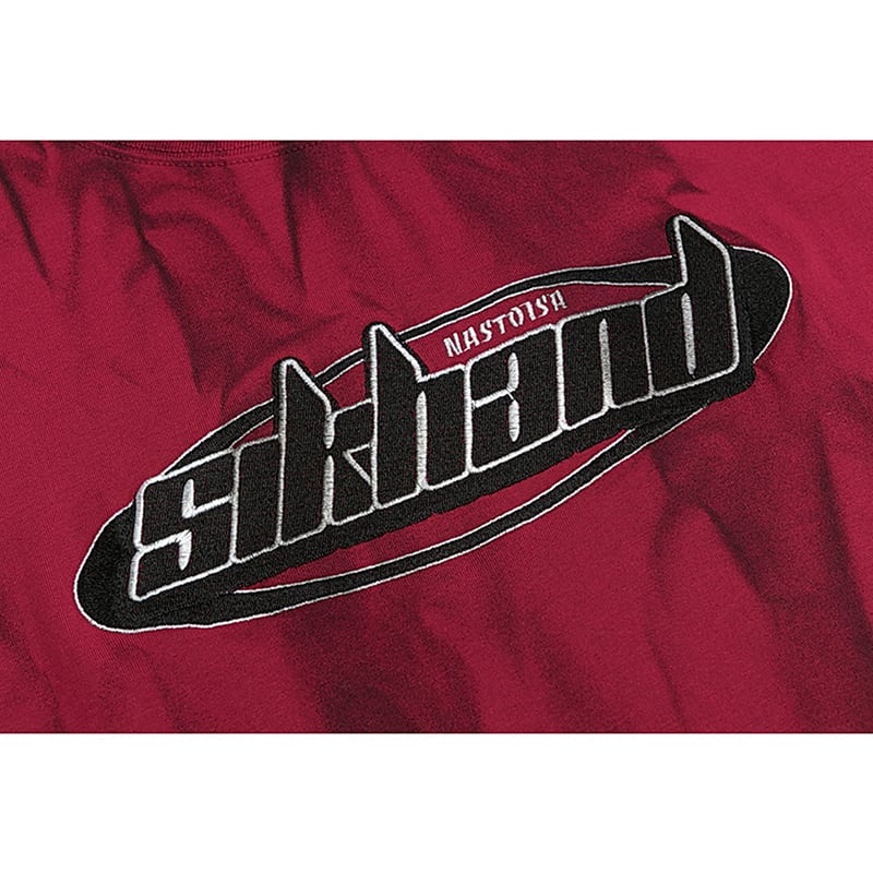 【悟シリーズ】Tシャツ 2色 トップス プリント 男女兼用 メンズ コットン 絞り染め ワインレッド ホワイト