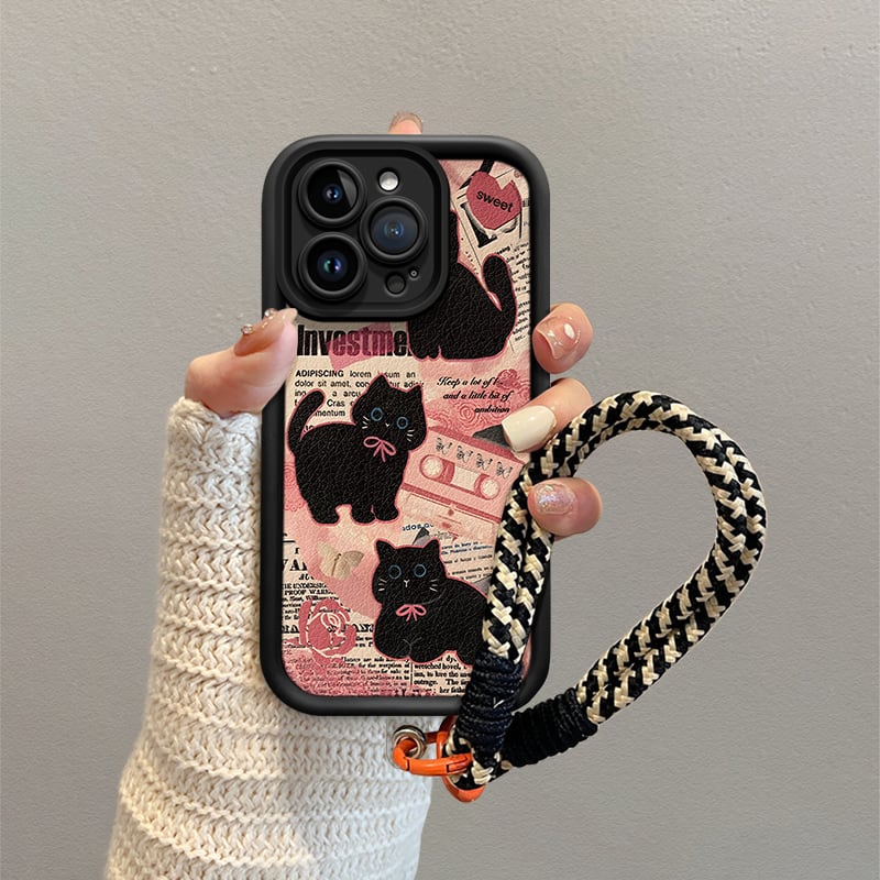 【JQXXシリーズ】猫柄 スマホケース IPHONE16/15/14/13/12/11/XS/XR対応 猫 ねこ ネコデザイン
