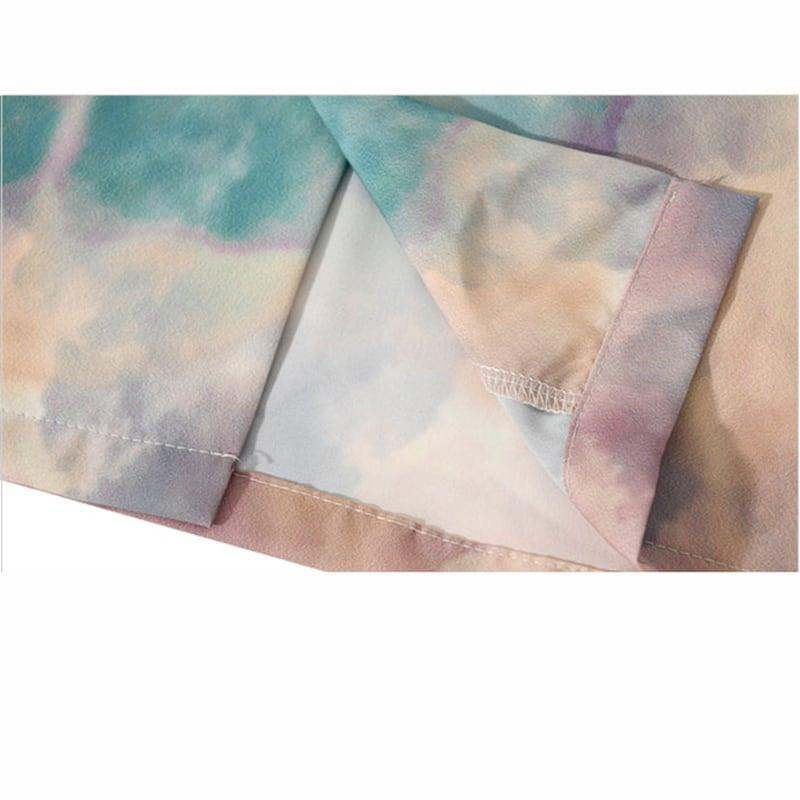 【XIAOGUWANシリーズ】✿レトロスタイルの花柄入り落書きプリント長袖シャツ★ 大人気トップス★ S M L XL 2XL ChinChic