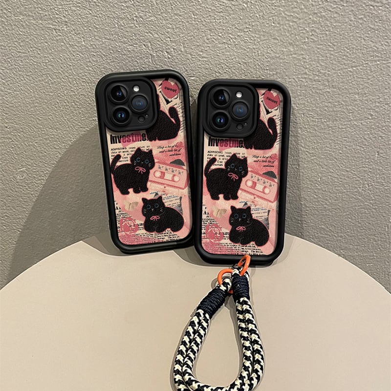 【JQXXシリーズ】猫柄 スマホケース IPHONE16/15/14/13/12/11/XS/XR対応 猫 ねこ ネコデザイン