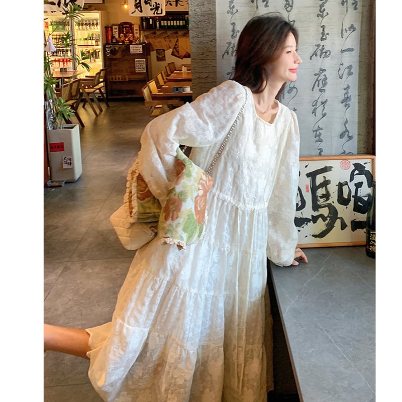 【MOBAIシリーズ】チャイナ風ワンピース 2点セット ワンピース&ベスト 花柄 レディース デート用 可愛い