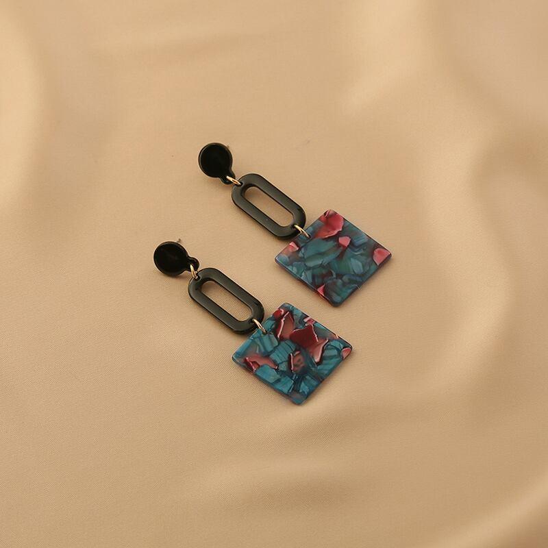 【HUAJIシリーズ】★耳飾り★ ペア ピアス レディースアクセサリー 彩り レトロ ファッション 可愛い - ChinChic