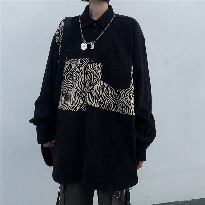 【都谷シリーズ】★シャツ★ トップス プリント 個性的 カップル服 原宿風 おしゃれ INS風 カジュアル - ChinChic