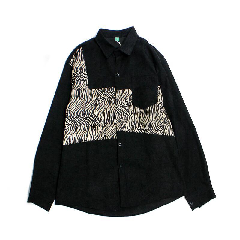 【都谷シリーズ】★シャツ★ トップス プリント 個性的 カップル服 原宿風 おしゃれ INS風 カジュアル - ChinChic