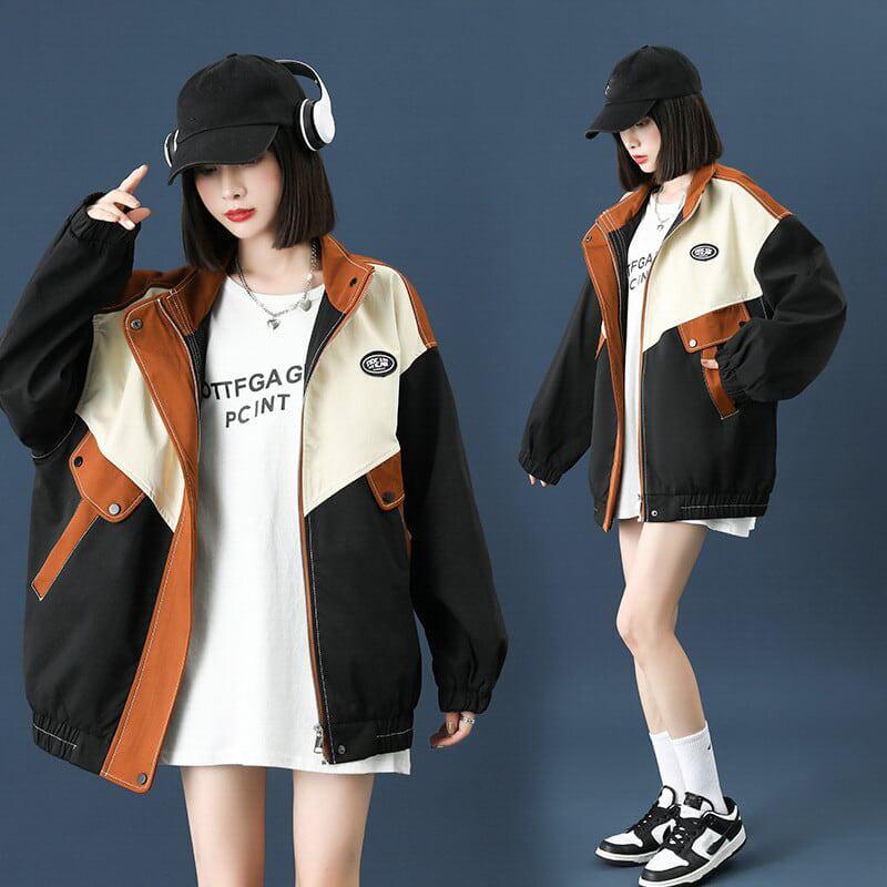 【LINGDIANシリーズ】★ジャケット★ アウター 男女兼用 メンズ 配色 カジュアル 合わせやすい 春服 秋服 - ChinChic