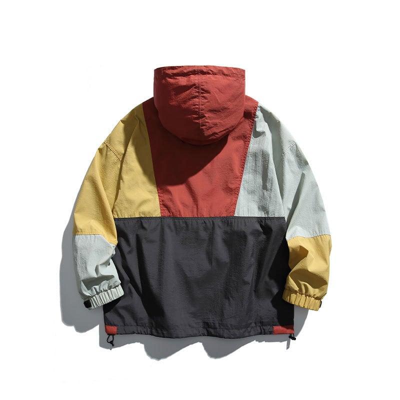 【MMOPTOPシリーズ】★パーカー★ パーカージャケット トップス 男女兼用 メンズ 配色 おしゃれ M L XL 2XL - ChinChic
