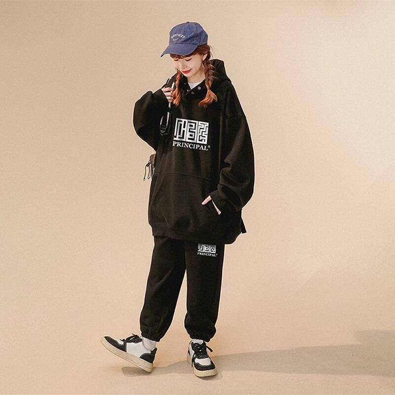 【藤伊曼シリーズ】★セットアップ 単品注文★ パーカーORカジュアルパンツ 5COLOR 大きいサイズ 男女兼用 メンズ - ChinChic