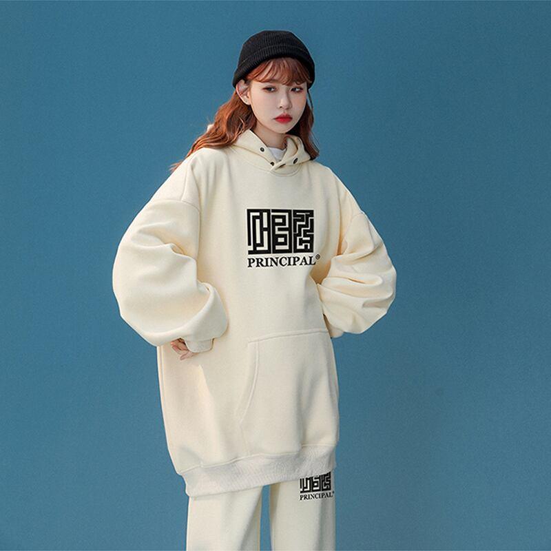【藤伊曼シリーズ】★セットアップ 単品注文★ パーカーORカジュアルパンツ 5COLOR 大きいサイズ 男女兼用 メンズ - ChinChic