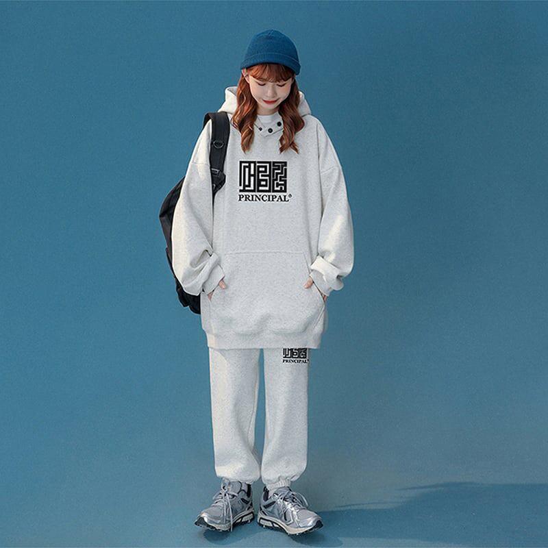 【藤伊曼シリーズ】★セットアップ 単品注文★ パーカーORカジュアルパンツ 5COLOR 大きいサイズ 男女兼用 メンズ - ChinChic