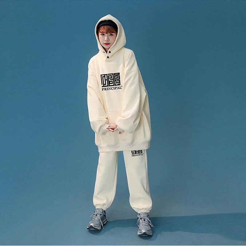【藤伊曼シリーズ】★セットアップ 単品注文★ パーカーORカジュアルパンツ 5COLOR 大きいサイズ 男女兼用 メンズ - ChinChic