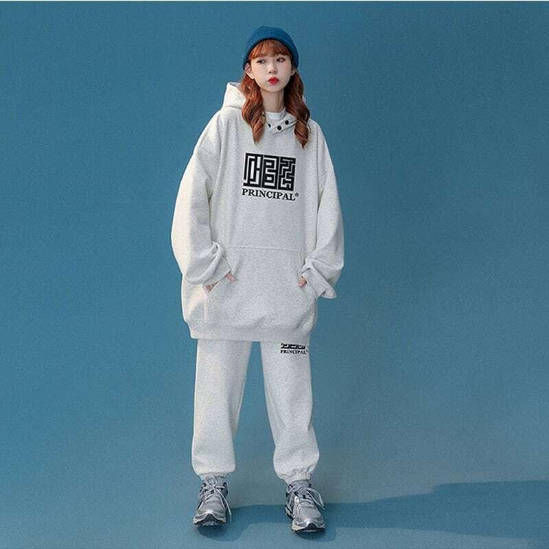 【藤伊曼シリーズ】★セットアップ 単品注文★ パーカーORカジュアルパンツ 5COLOR 大きいサイズ 男女兼用 メンズ - ChinChic