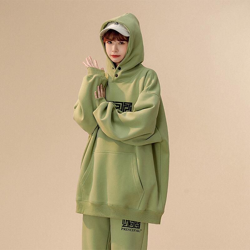 【藤伊曼シリーズ】★セットアップ 単品注文★ パーカーORカジュアルパンツ 5COLOR 大きいサイズ 男女兼用 メンズ - ChinChic