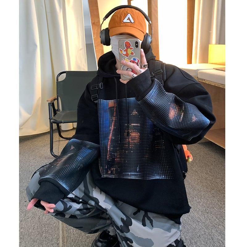【PLQVシリーズ】★パーカー★ トップス 男女兼用 メンズ 大きいサイズ おしゃれ かっこいい 合わせやすい - ChinChic
