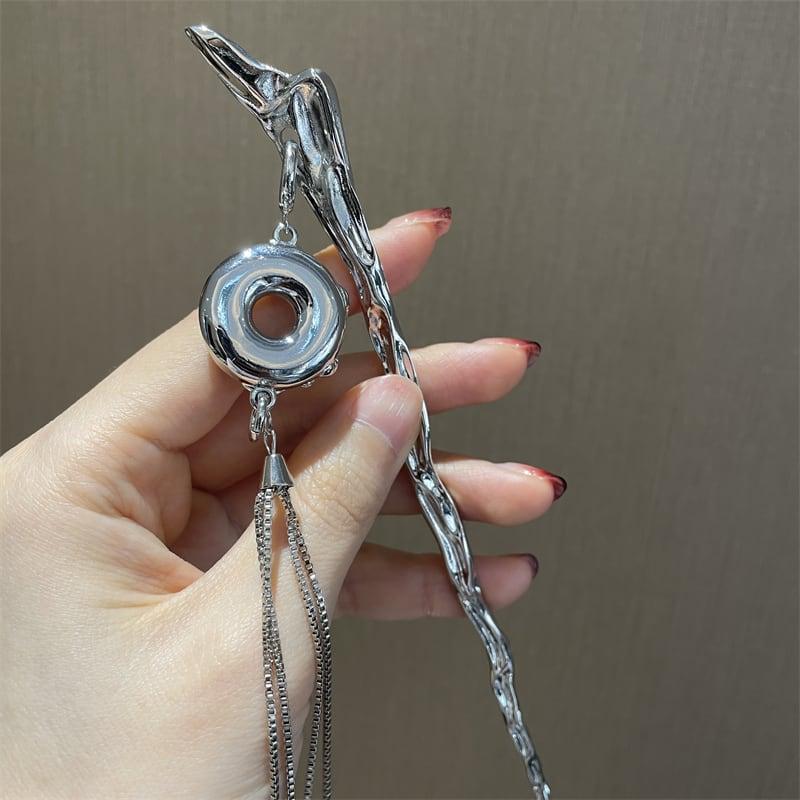 【妙飾佳人シリーズ】★チャイナ風髪飾り 簪★ レディースアクセサリー フリンジ 中華服 デート プレゼント - ChinChic