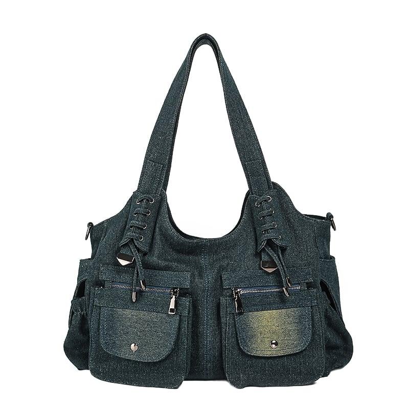 【QIANLUOシリーズ】★バッグ★ 肩掛け 手持ち 大容量 レトロ 可愛い デート 気質アップ カジュアル - ChinChic