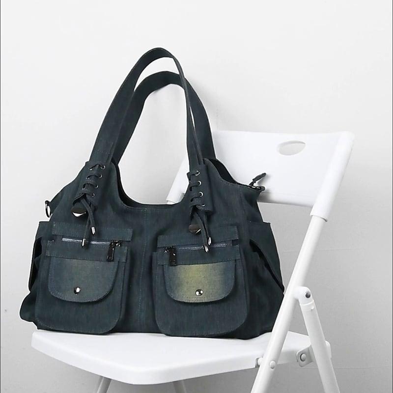 【QIANLUOシリーズ】★バッグ★ 肩掛け 手持ち 大容量 レトロ 可愛い デート 気質アップ カジュアル - ChinChic