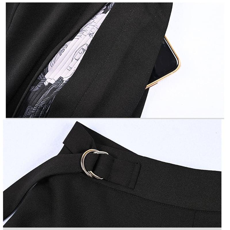 【古怪舍---山海経シリーズ】★チャイナ風ズボン★ ガウチョパンツ ボトムス 春 夏 切り替え S M L XL 気質アップ - ChinChic