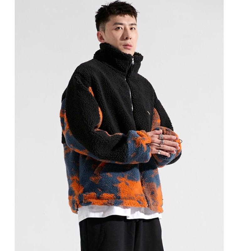 【YINTIANシリーズ】★コート★ 冬用コート 綿入れコート アウター 男女兼用 メンズ ブラック オレンジ おしゃれ - ChinChic