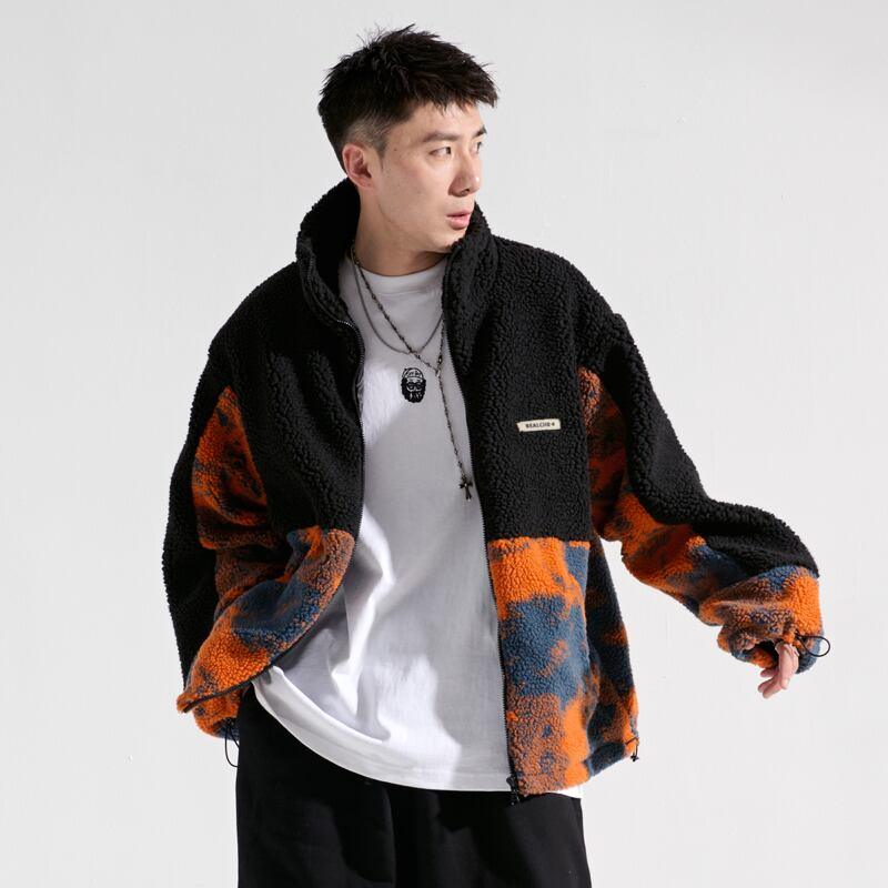 【YINTIANシリーズ】★コート★ 冬用コート 綿入れコート アウター 男女兼用 メンズ ブラック オレンジ おしゃれ - ChinChic
