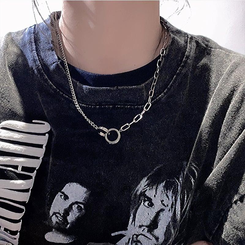 【YYDS無性別シリーズ】★ネックレス★ アクセサリー 男女兼用 メンズ レディース シンプル カップル 小物 - ChinChic