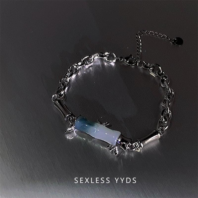 【YYDS無性別シリーズ】★チャイナ風ブレスレット★ アクセサリー 男女兼用 個性的 竹 たけ ファッション - ChinChic