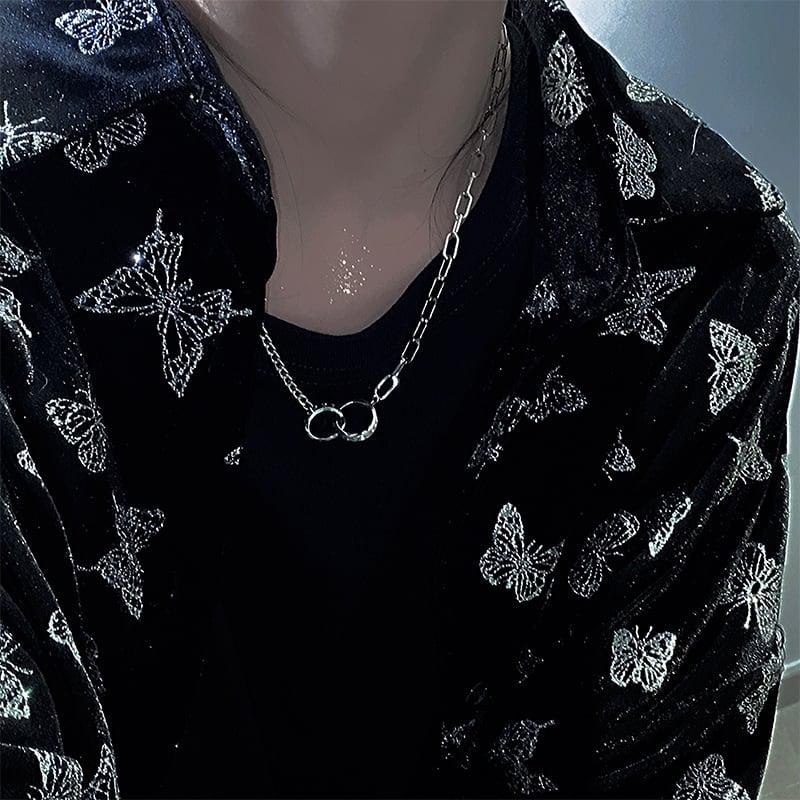 【YYDS無性別シリーズ】★ネックレス★ アクセサリー 男女兼用 メンズ レディース シンプル カップル 小物 - ChinChic