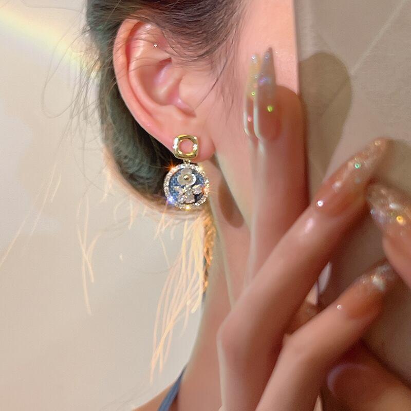 【ZAIZAIシリーズ】★耳飾り★ ピアス ペア レディース アクセサリー 気質アップ デート 通勤 花 キラキラ - ChinChic