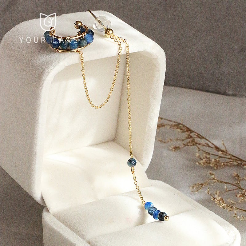 【YOUR EARSシリーズ】チャイナ風 耳飾り 3色 ピアス イヤリング レディース アクセサリー 緑 青 紫 小物