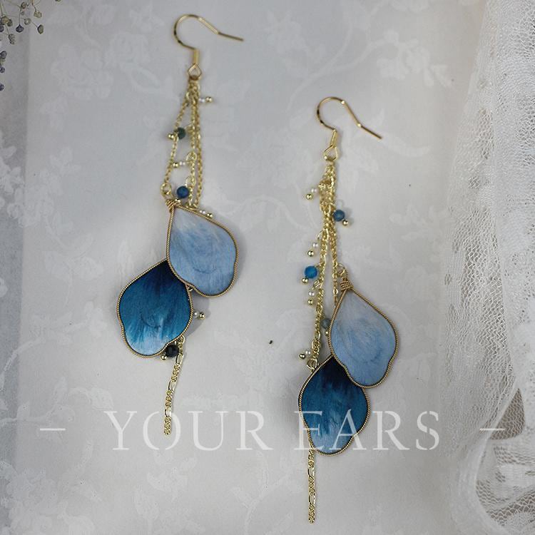 【YOUR EARSシリーズ】チャイナ風 耳飾り ピアス イヤリング ペア アクセサリー レディース 超可愛い