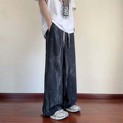 【KADISHOUシリーズ】3色 カジュアルパンツ 男女兼用 メンズ 大きいサイズ 絞り染め ボトムス