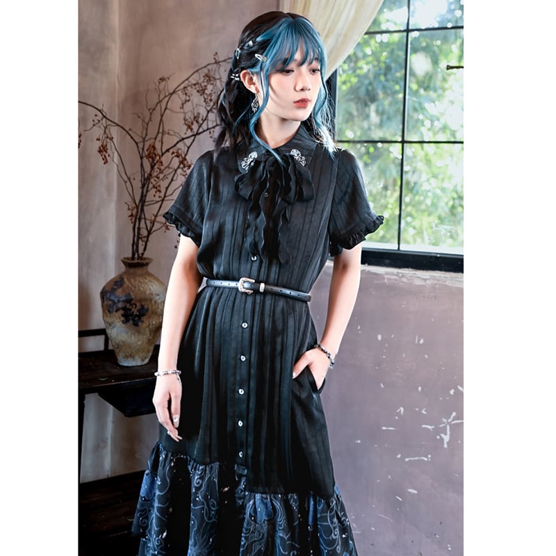 【古怪舍---花棲シリーズ】チャイナ風ベルト アクセサリー 可愛い 中華服 飾り物 PU 合わせやすい