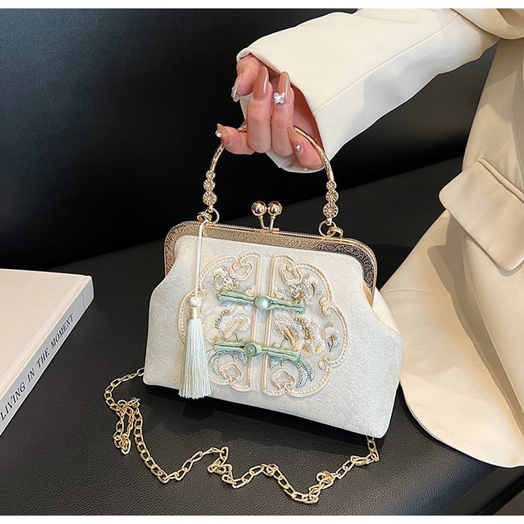 【YUANCHUANGシリーズ】チャイナ風 ショルダーバッグ レディース 可愛い デート用 おしゃれ バッグ
