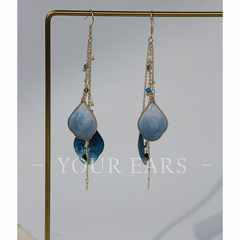 【YOUR EARSシリーズ】チャイナ風 耳飾り ピアス イヤリング ペア アクセサリー レディース 超可愛い