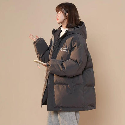 【藤伊曼シリーズ】★冬用コート★ 4COLOR 綿入れコート アウター 厚て 暖か 男女兼用 メンズ 大きいサイズ 緑 黒 紫 灰 - ChinChic