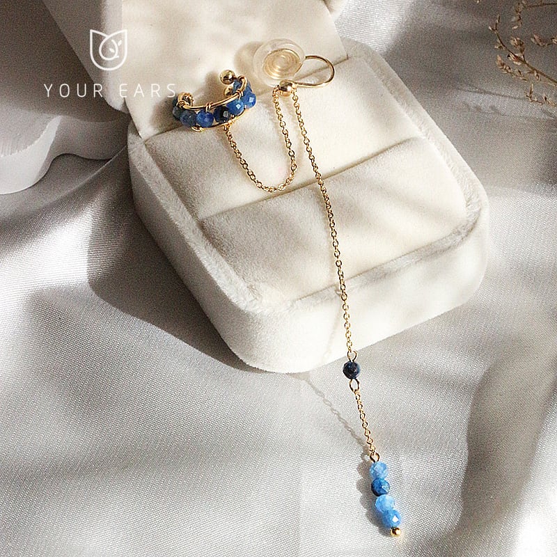 【YOUR EARSシリーズ】チャイナ風 耳飾り 3色 ピアス イヤリング レディース アクセサリー 緑 青 紫 小物