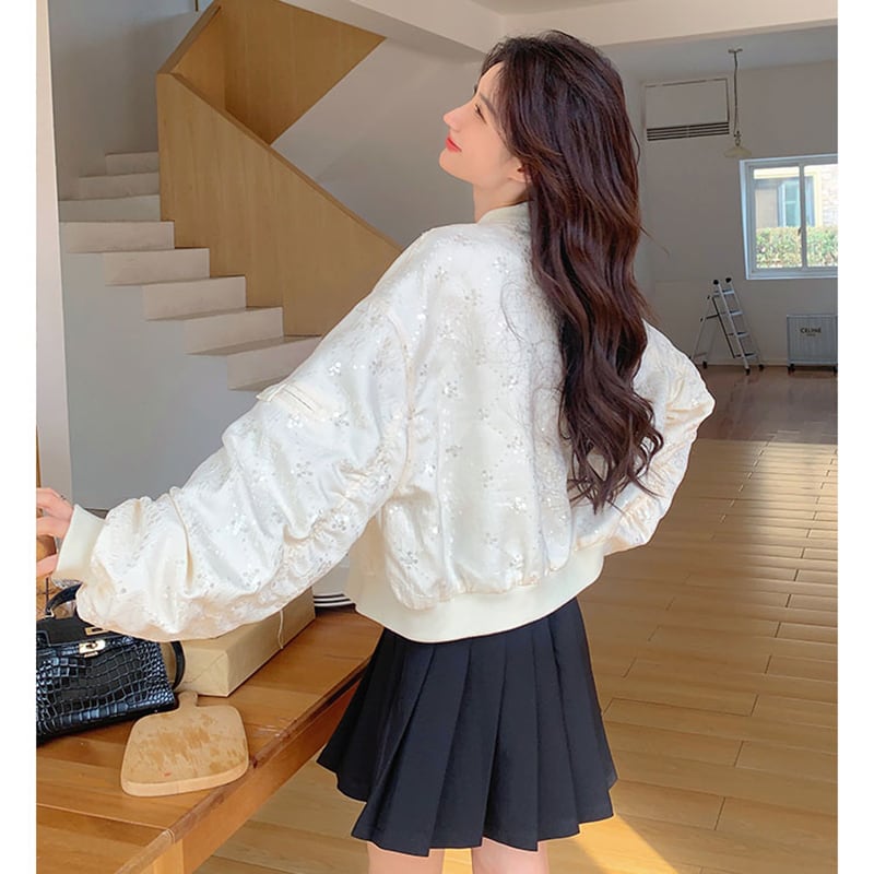 MUCHENシリーズ】チャイナ風ジャケット スタジャン 中華服