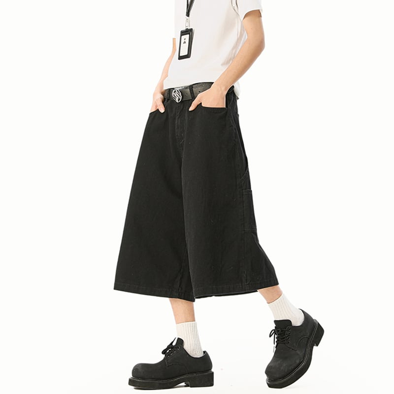 【KADISHOUシリーズ】カジュアルパンツ 2色 七分丈 ズボン ボトムス 男女兼用 メンズ レディース フォーマルにも最適