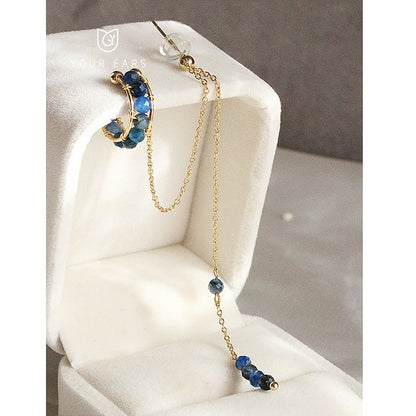 【YOUR EARSシリーズ】チャイナ風 耳飾り 3色 ピアス イヤリング レディース アクセサリー 緑 青 紫 小物