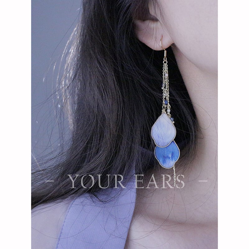 【YOUR EARSシリーズ】チャイナ風 耳飾り ピアス イヤリング ペア アクセサリー レディース 超可愛い