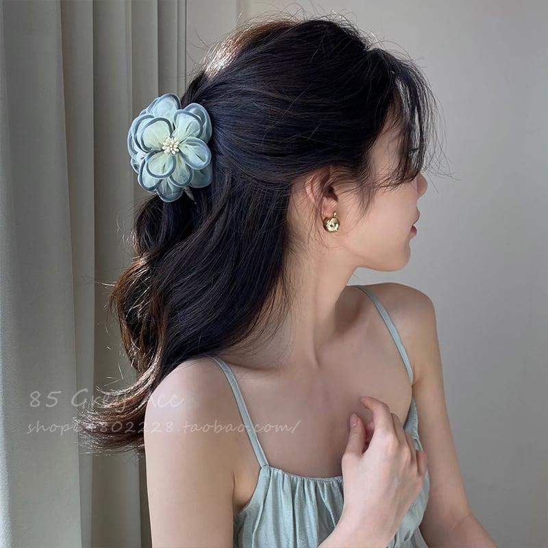 【85度灰シリーズ】★チャイナ風髪飾り★ 古風 中華服 気質アップ 花 アクセサリー 可愛い デート 通勤 結婚式 女子会 - ChinChic