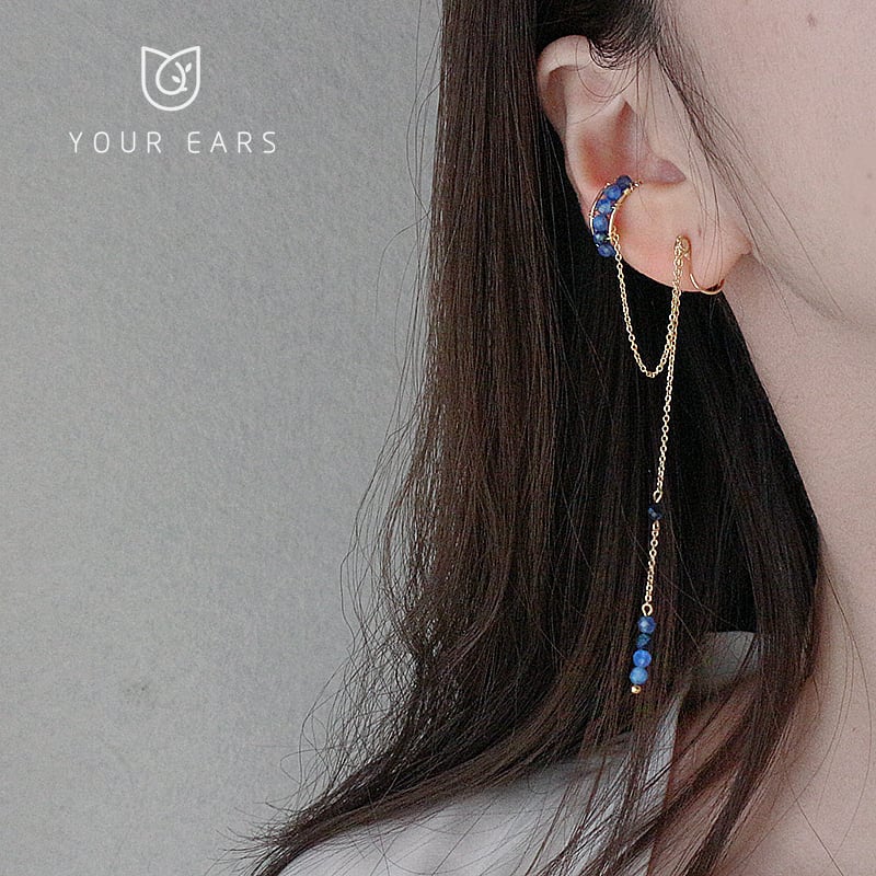 【YOUR EARSシリーズ】チャイナ風 耳飾り 3色 ピアス イヤリング レディース アクセサリー 緑 青 紫 小物