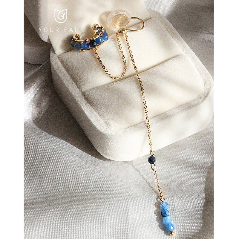 【YOUR EARSシリーズ】チャイナ風 耳飾り 3色 ピアス イヤリング レディース アクセサリー 緑 青 紫 小物