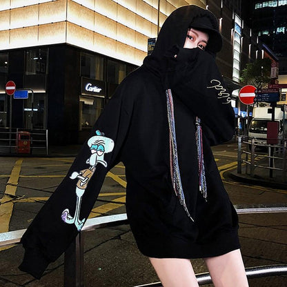 【ADAシリーズ】チャイナ風パーカー トップス カートゥーン 男女兼用 カップル服 S M L LL 3L 可愛い - ChinChic